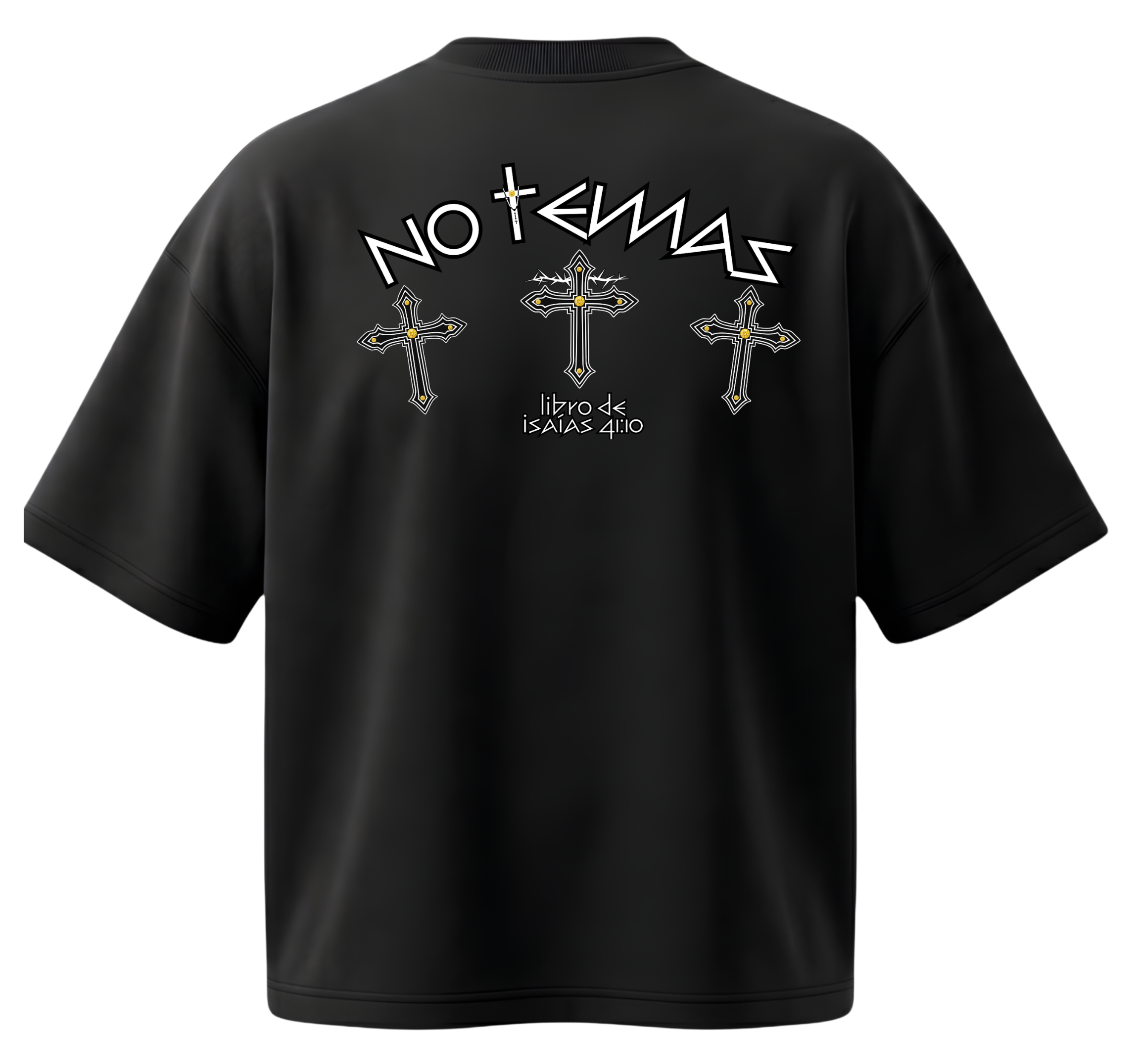 Camisa Oversize de 3 cruces  –  Edición Exclusiva