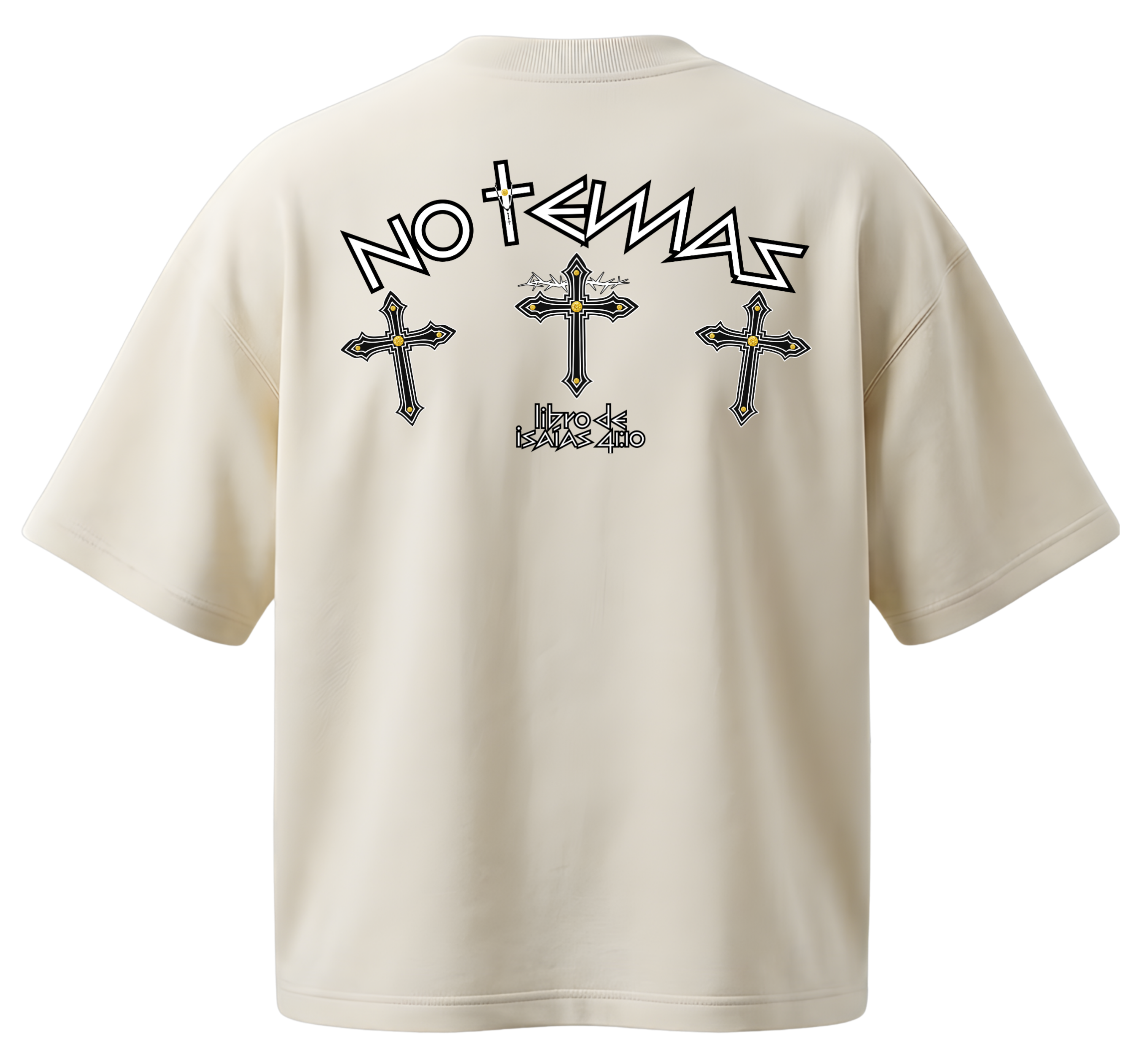 Camisa Oversize de 3 cruces  –  Edición Exclusiva