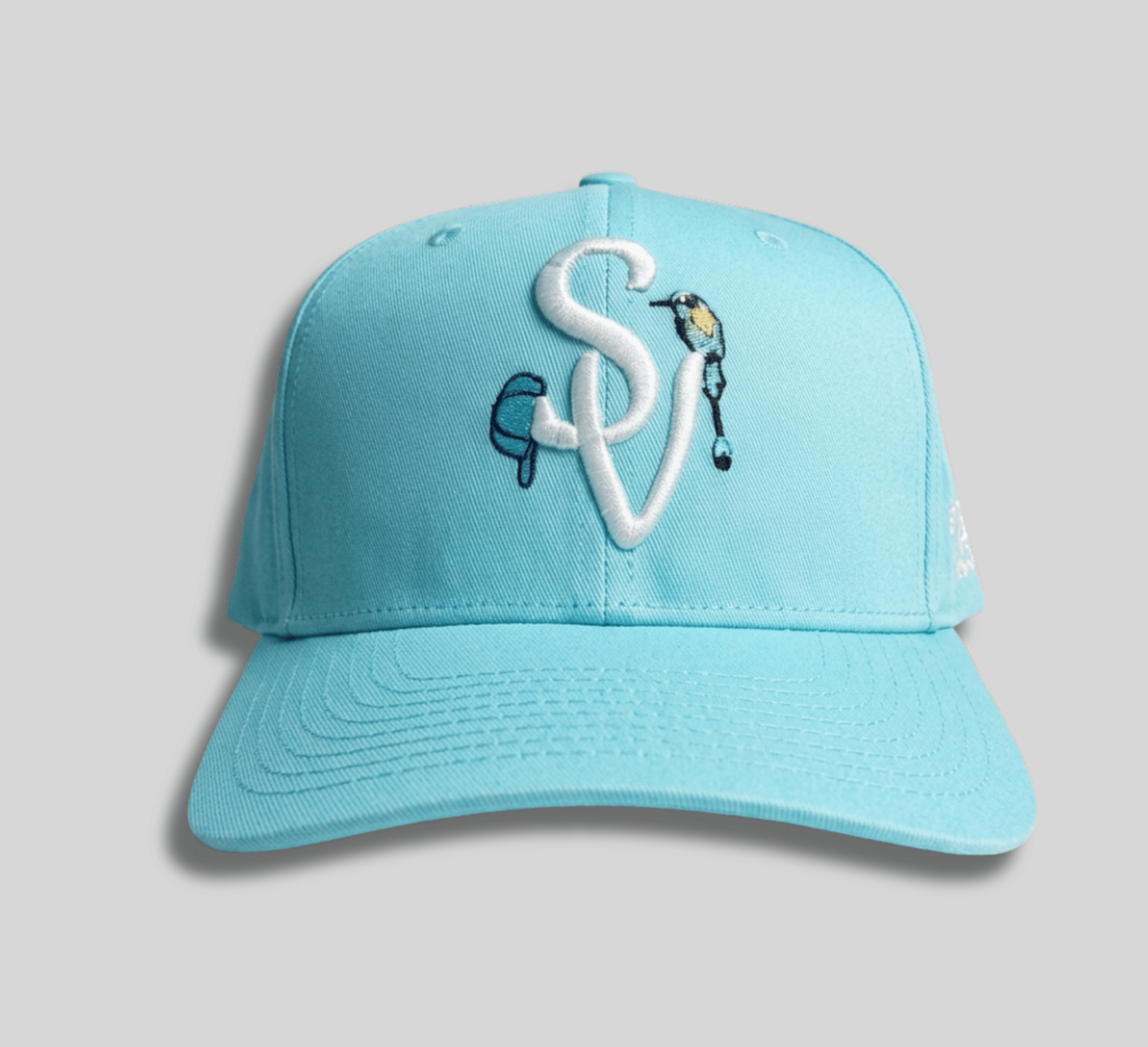 Gorra de El Salvador SV Bordada con Torogoz y escudo nacional