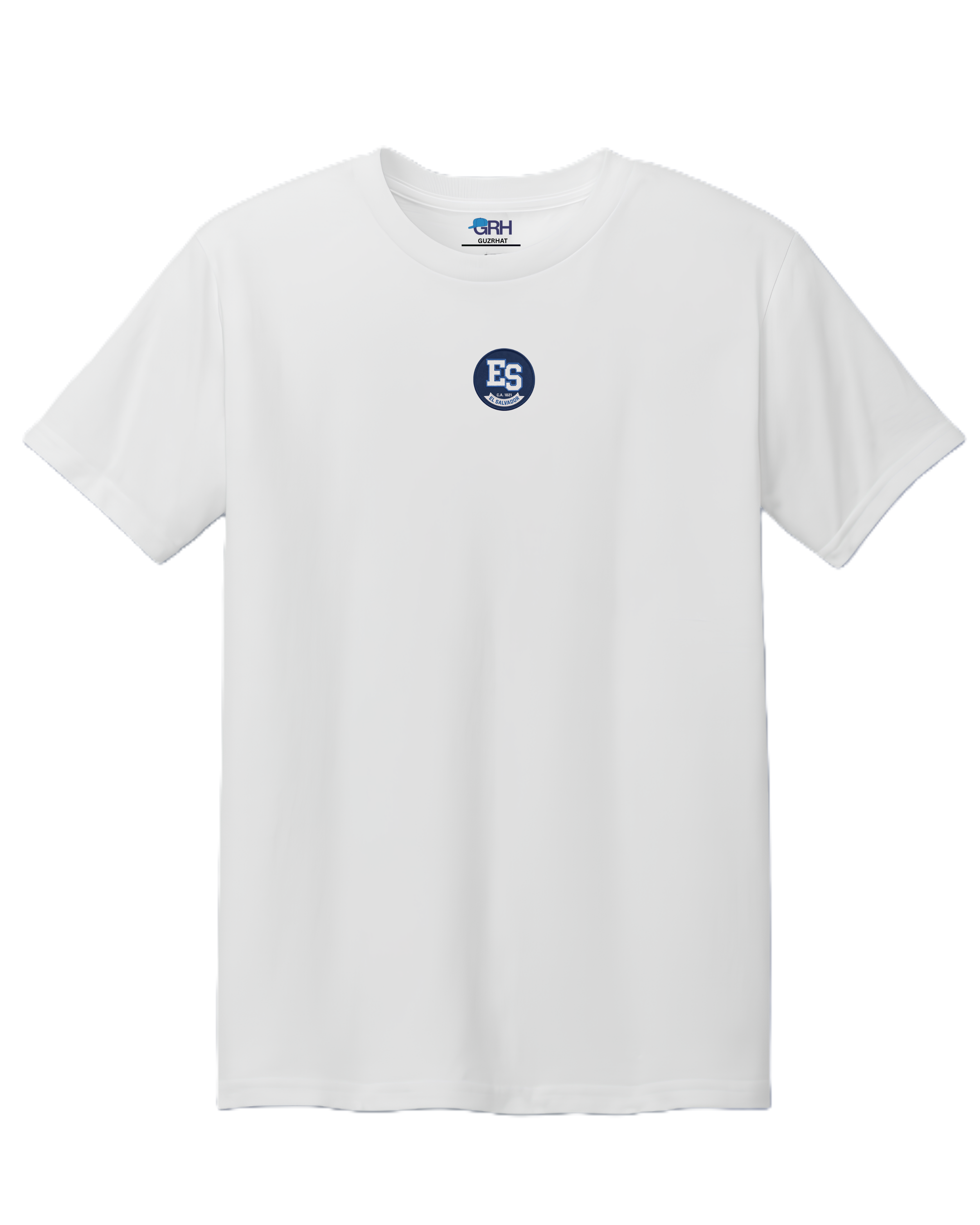 Camiseta unisex de El Salvador con efecto bordado