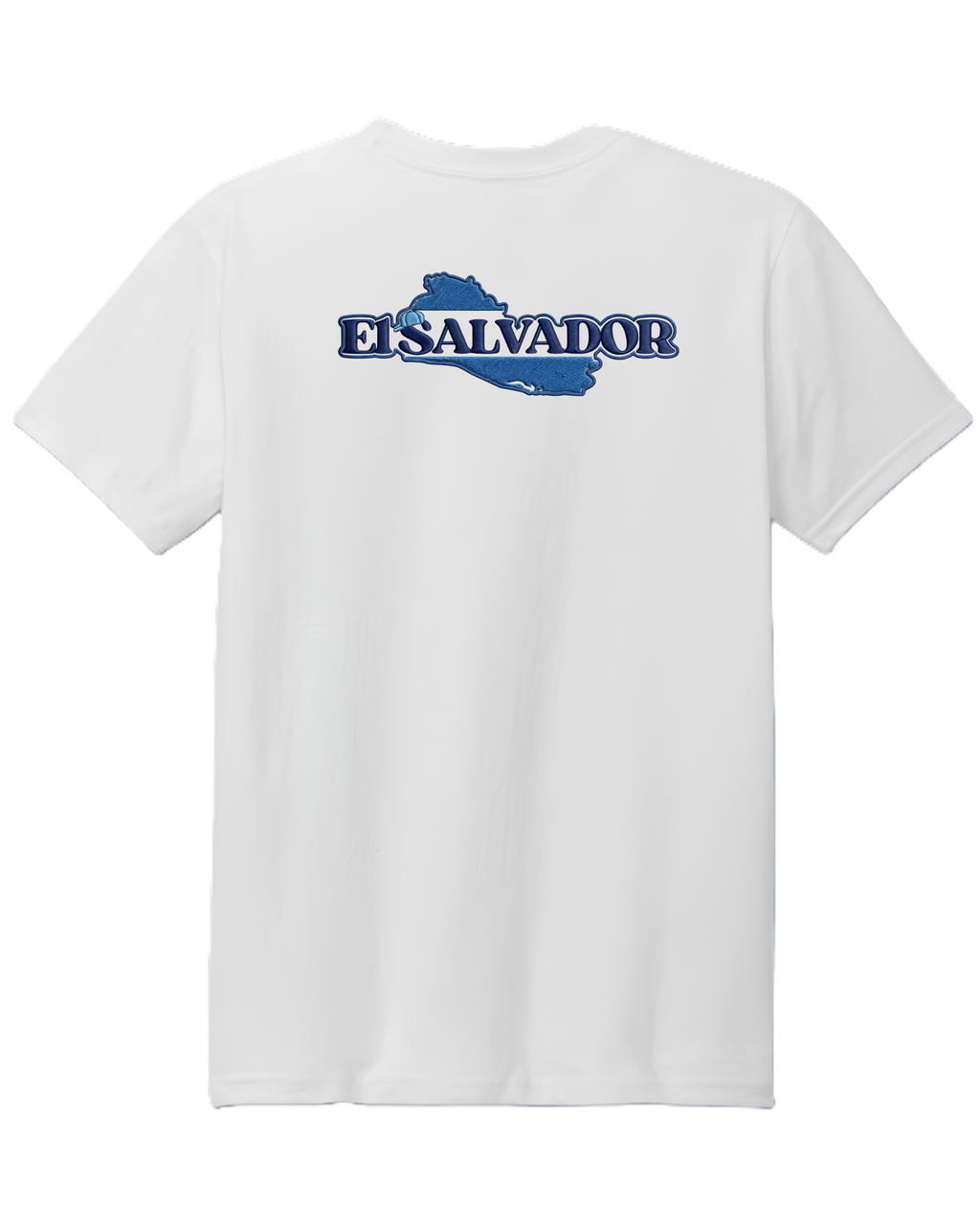 Camiseta unisex de El Salvador con efecto bordado