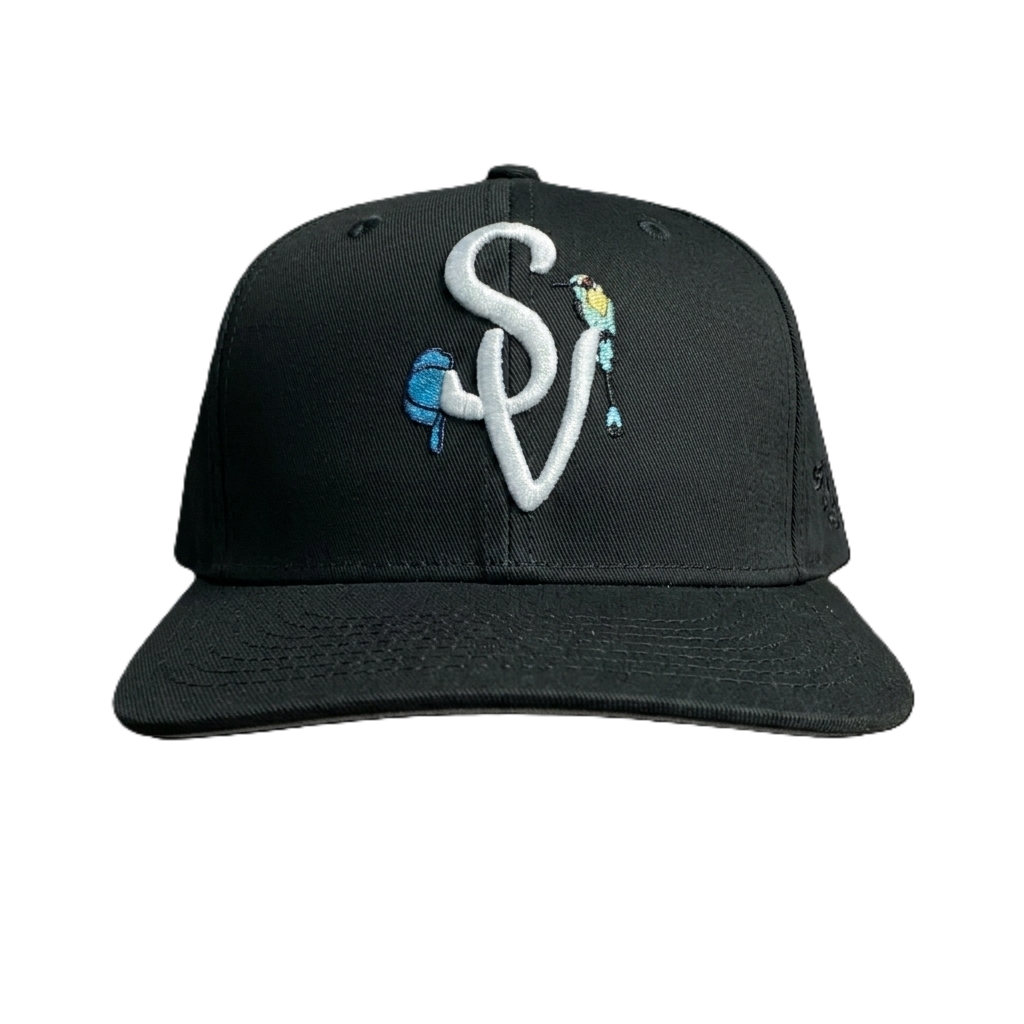 Gorra de El Salvador SV Bordada con Torogoz y escudo nacional, 100%Algodon